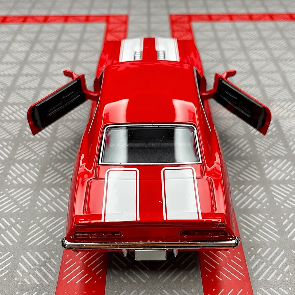 [TOY] 1:36 Chevrolet 1969 Camaro SS Red Model Car Die-Cast