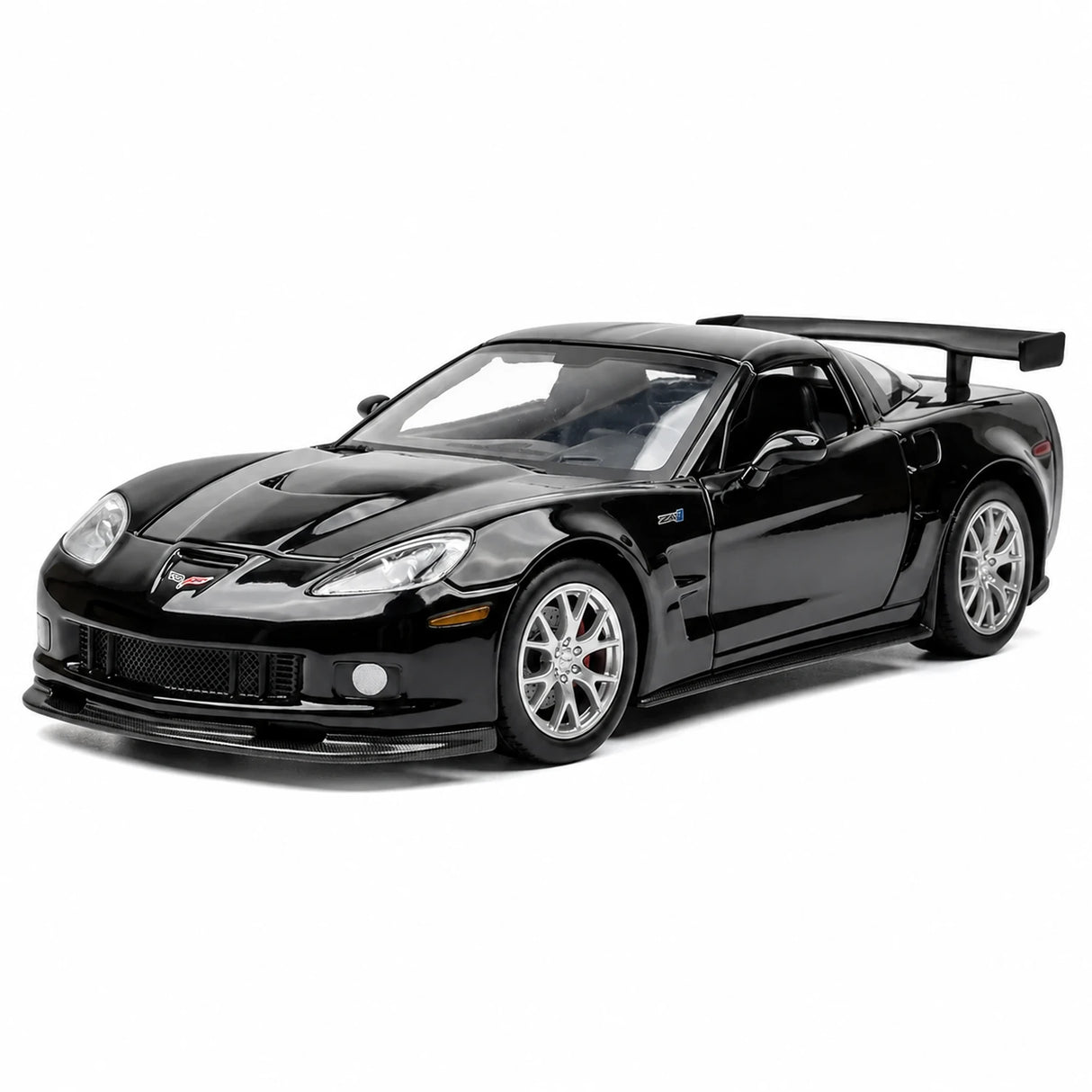 [TOY] 1:36 Chevrolet 2005 Corvette C6-R Glossy Black Model Car Die-Cast