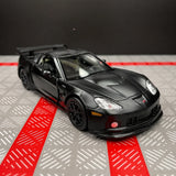 [TOY] 1:36 Chevrolet 2005 Corvette C6-R Matte Black Model Car Die-Cast