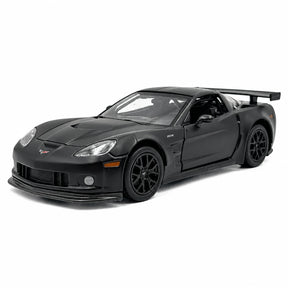 [TOY] 1:36 Chevrolet 2005 Corvette C6-R Matte Black Model Car Die-Cast