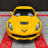 [TOY] 1:36 Chevrolet 2005 Corvette C6-R Yellow Model Car Die-Cast