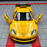 [TOY] 1:36 Chevrolet 2005 Corvette C6-R Yellow Model Car Die-Cast