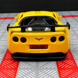 [TOY] 1:36 Chevrolet 2005 Corvette C6-R Yellow Model Car Die-Cast