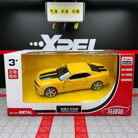 [TOY] 1:36 Chevrolet 2010 Camaro Yellow Model Car Die-Cast