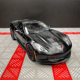 [TOY] 1:36 Chevrolet 2014 Corvette C7 Black Model Car Die-Cast