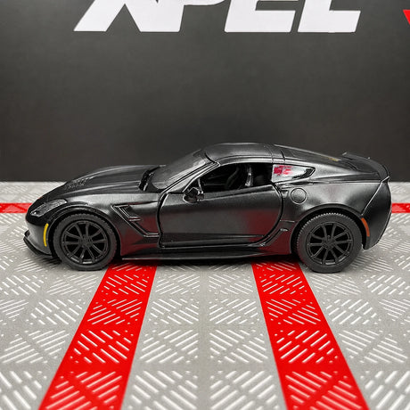 [TOY] 1:36 Chevrolet 2014 Corvette C7 Black Model Car Die-Cast
