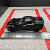 [TOY] 1:36 Chevrolet 2014 Corvette C7 Black Model Car Die-Cast