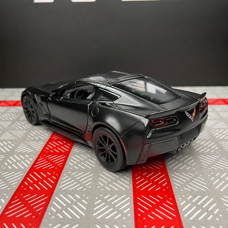 [TOY] 1:36 Chevrolet 2014 Corvette C7 Black Model Car Die-Cast