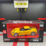 [TOY] 1:36 Chevrolet 2014 Corvette C7 Yellow Model Car Die-Cast