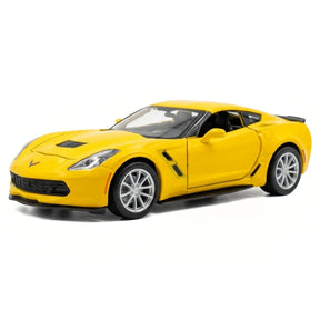 [TOY] 1:36 Chevrolet 2014 Corvette C7 Yellow Model Car Die-Cast