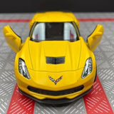 [TOY] 1:36 Chevrolet 2014 Corvette C7 Yellow Model Car Die-Cast