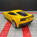 [TOY] 1:36 Chevrolet 2014 Corvette C7 Yellow Model Car Die-Cast
