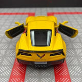 [TOY] 1:36 Chevrolet 2014 Corvette C7 Yellow Model Car Die-Cast