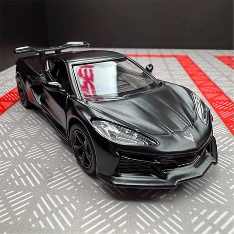 [TOY] 1:36 Chevrolet 2023 Corvette Z06 Black Model Car Die-Cast
