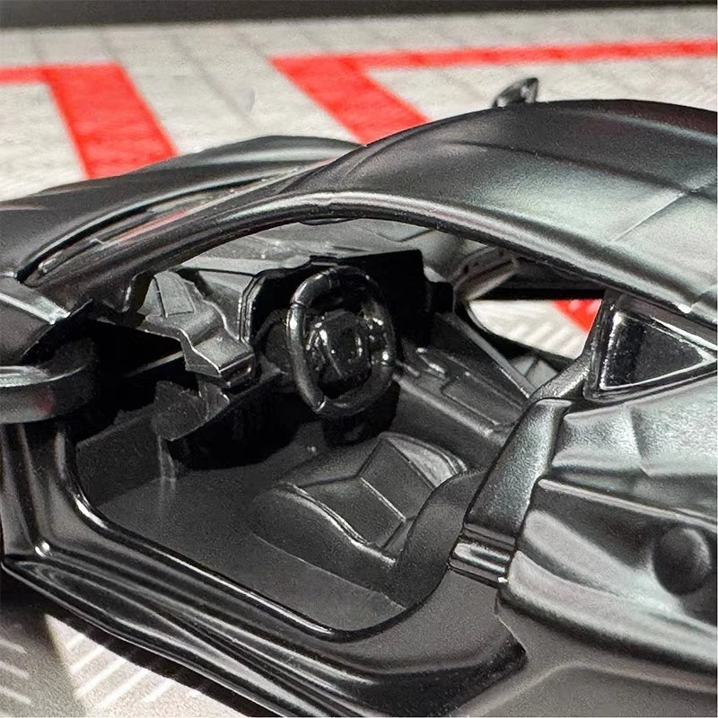 [TOY] 1:36 Chevrolet 2023 Corvette Z06 Black Model Car Die-Cast
