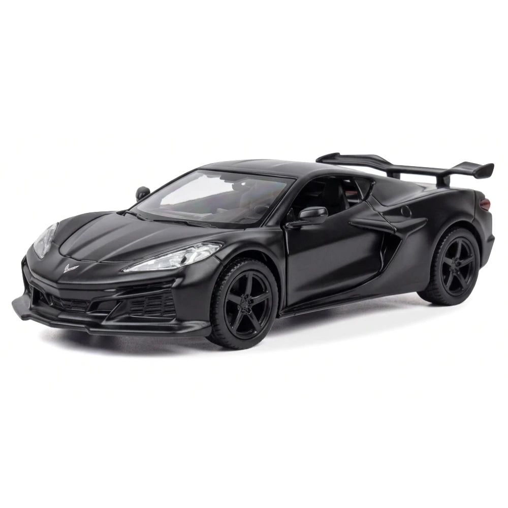 [TOY] 1:36 Chevrolet 2023 Corvette Z06 Black Model Car Die-Cast