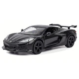 [TOY] 1:36 Chevrolet 2023 Corvette Z06 Black Model Car Die-Cast