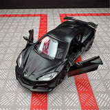 [TOY] 1:36 Chevrolet 2023 Corvette Z06 Black Model Car Die-Cast