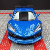 [TOY] 1:36 Chevrolet 2023 Corvette Z06 Blue Model Car Die-Cast