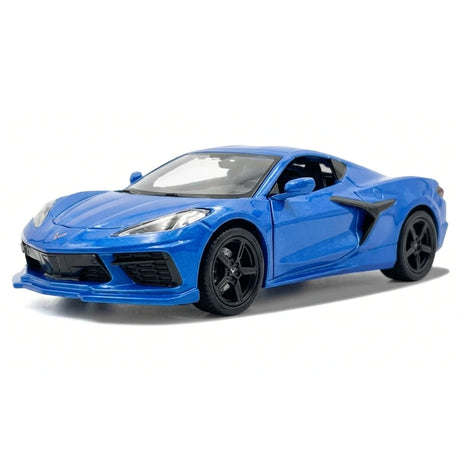 [TOY] 1:36 Chevrolet 2023 Corvette Z06 Blue Model Car Die-Cast