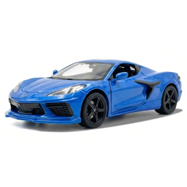 [TOY] 1:36 Chevrolet 2023 Corvette Z06 Blue Model Car Die-Cast