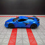 [TOY] 1:36 Chevrolet 2023 Corvette Z06 Blue Model Car Die-Cast