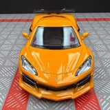 [TOY] 1:36 Chevrolet 2023 Corvette Z06 Orange Model Car Die-Cast