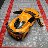 [TOY] 1:36 Chevrolet 2023 Corvette Z06 Orange Model Car Die-Cast