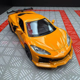 [TOY] 1:36 Chevrolet 2023 Corvette Z06 Orange Model Car Die-Cast