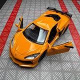 [TOY] 1:36 Chevrolet 2023 Corvette Z06 Orange Model Car Die-Cast