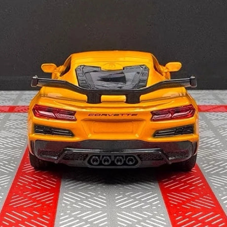 [TOY] 1:36 Chevrolet 2023 Corvette Z06 Orange Model Car Die-Cast