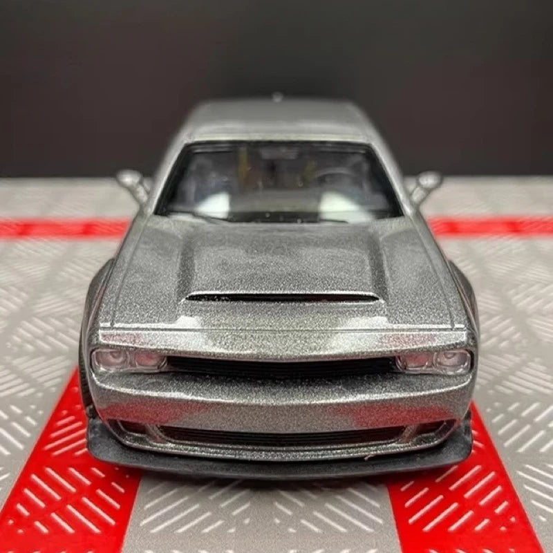 [TOY] 1:36 Dodge 2018 Challenger SRT Demon Gray Model Car Die-Cast