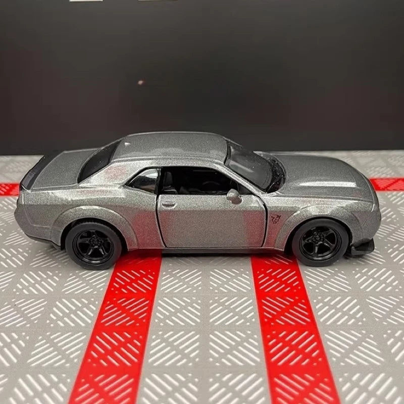 [TOY] 1:36 Dodge 2018 Challenger SRT Demon Gray Model Car Die-Cast