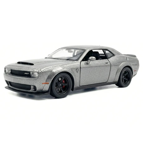 [TOY] 1:36 Dodge 2018 Challenger SRT Demon Gray Model Car Die-Cast