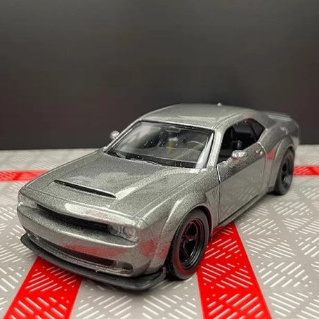 [TOY] 1:36 Dodge 2018 Challenger SRT Demon Gray Model Car Die-Cast