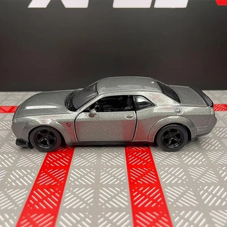 [TOY] 1:36 Dodge 2018 Challenger SRT Demon Gray Model Car Die-Cast