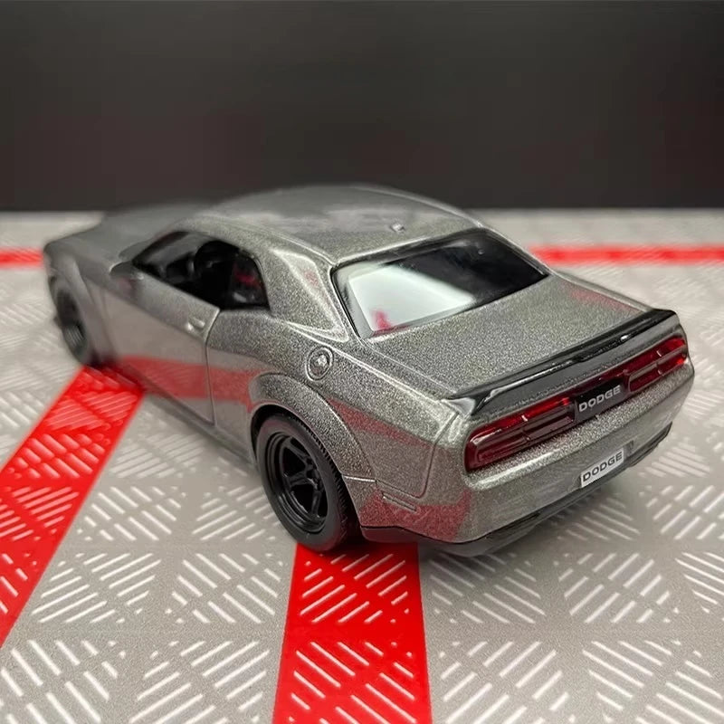 [TOY] 1:36 Dodge 2018 Challenger SRT Demon Gray Model Car Die-Cast
