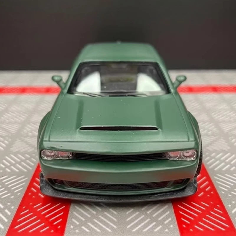[TOY] 1:36 Dodge 2018 Challenger SRT Demon Green Model Car Die-Cast