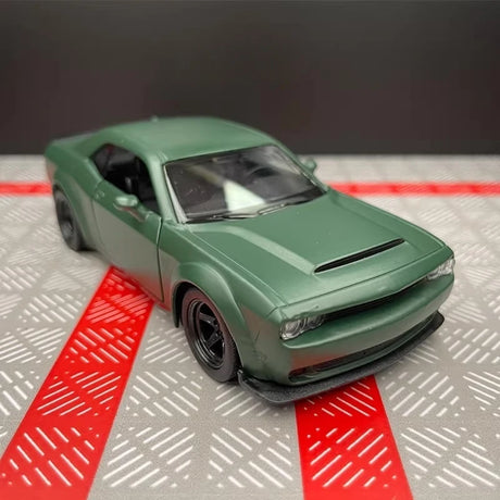 [TOY] 1:36 Dodge 2018 Challenger SRT Demon Green Model Car Die-Cast