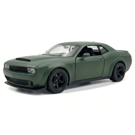 [TOY] 1:36 Dodge 2018 Challenger SRT Demon Green Model Car Die-Cast
