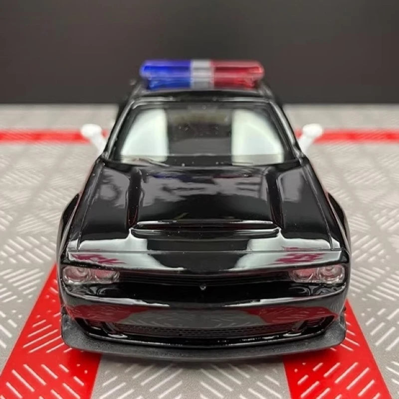 [TOY] 1:36 Dodge 2018 Challenger SRT Demon Police Model Car Die-Cast