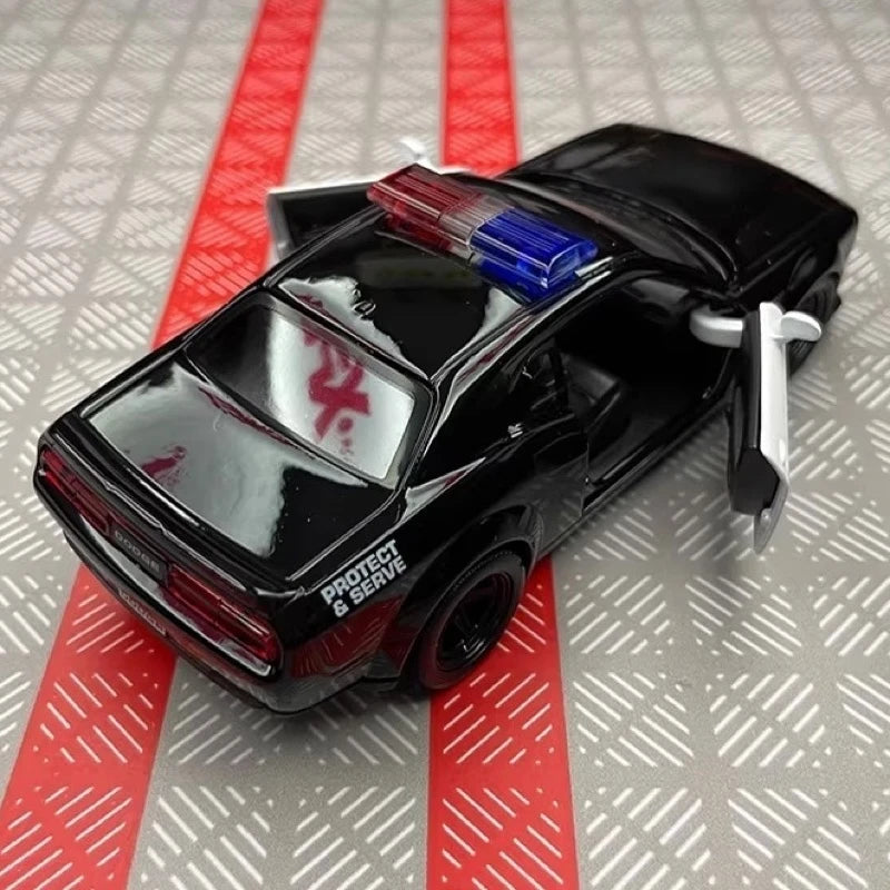 [TOY] 1:36 Dodge 2018 Challenger SRT Demon Police Model Car Die-Cast