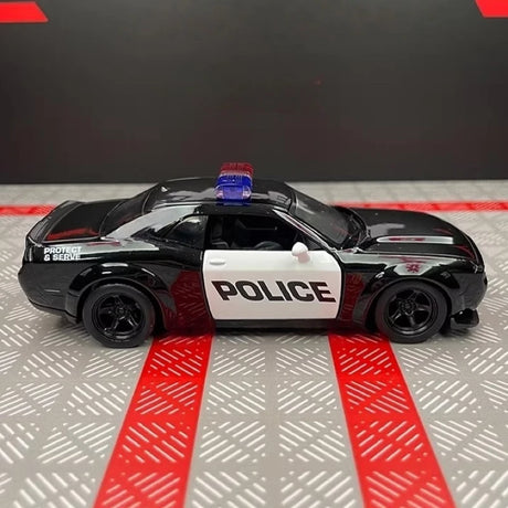 [TOY] 1:36 Dodge 2018 Challenger SRT Demon Police Model Car Die-Cast