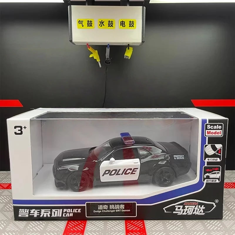 [TOY] 1:36 Dodge 2018 Challenger SRT Demon Police Model Car Die-Cast