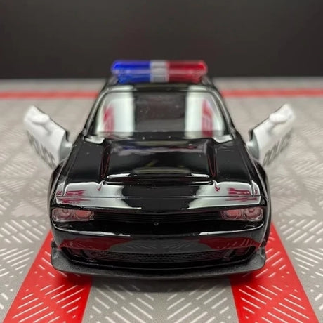 [TOY] 1:36 Dodge 2018 Challenger SRT Demon Police Model Car Die-Cast