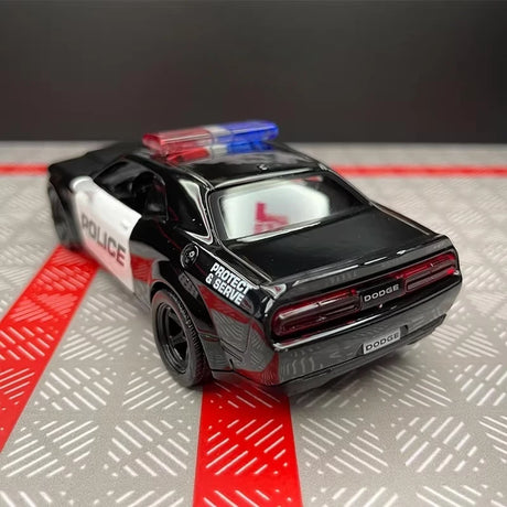 [TOY] 1:36 Dodge 2018 Challenger SRT Demon Police Model Car Die-Cast