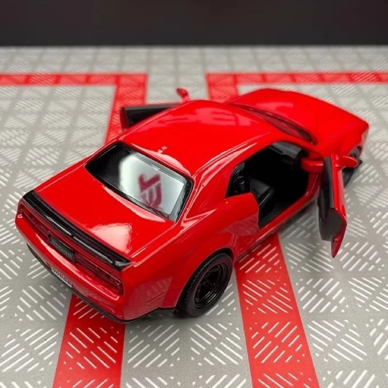 [TOY] 1:36 Dodge 2018 Challenger SRT Demon Red Model Car Die-Cast