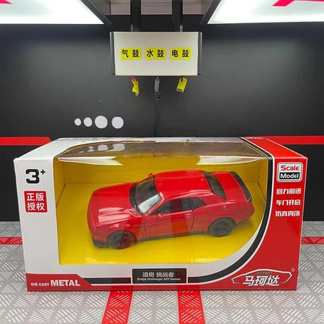 [TOY] 1:36 Dodge 2018 Challenger SRT Demon Red Model Car Die-Cast