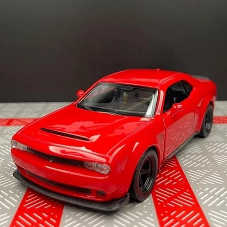 [TOY] 1:36 Dodge 2018 Challenger SRT Demon Red Model Car Die-Cast