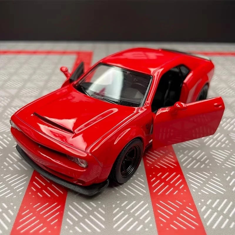[TOY] 1:36 Dodge 2018 Challenger SRT Demon Red Model Car Die-Cast